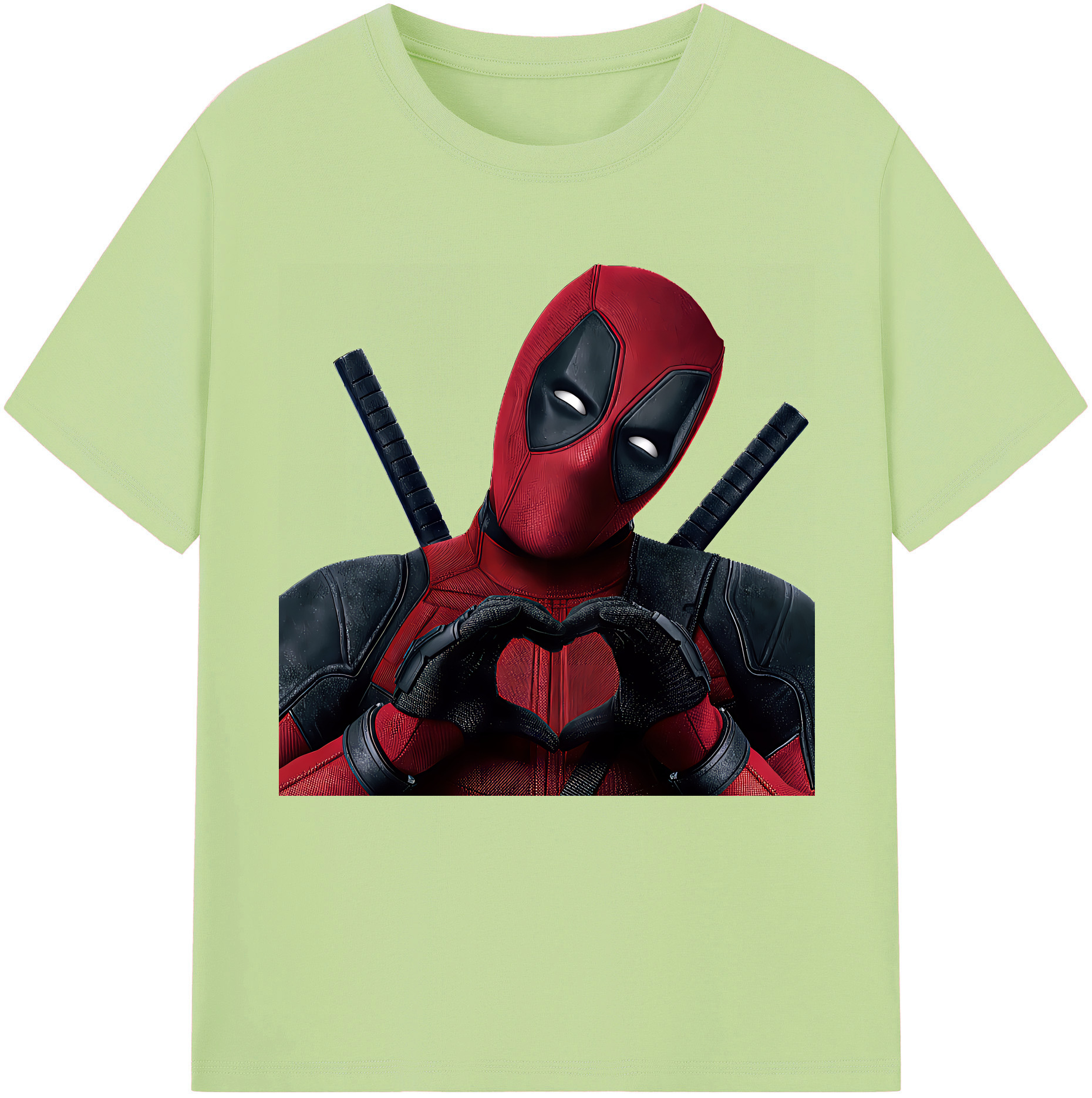 （画像用） Deadpool デッドプール 綿100％半袖Tシャツ（フロントプリント）